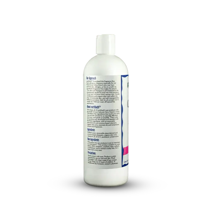 Cat Shampoo Earthbath - Hypo Allergenic 472ml