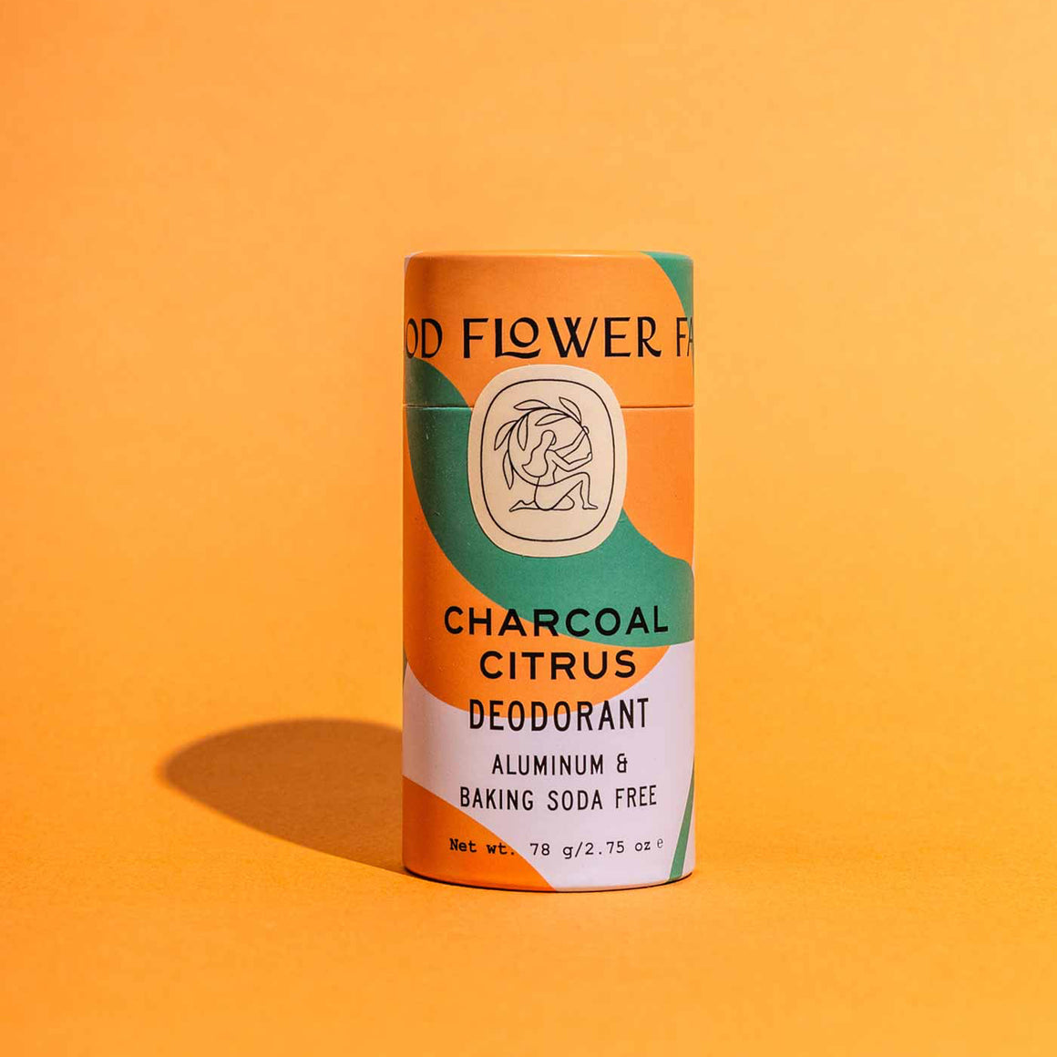 Charcoal Citrus Deodorant Plastic-Free Tube