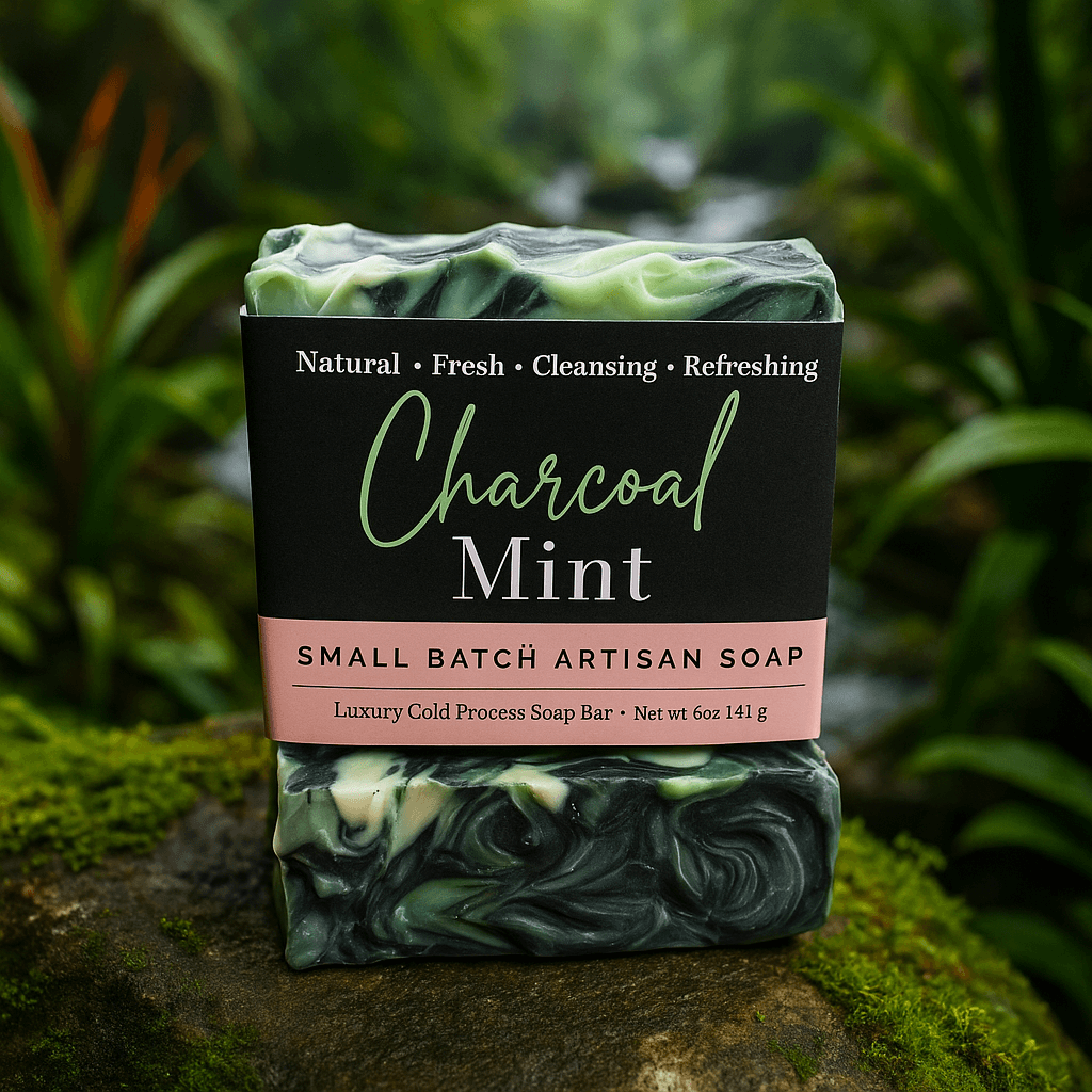 Charcoal Mint Soap Bar - Soap Boutique
