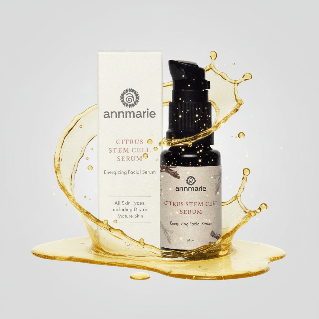 annmarie Citrus Stem Cell Serum with packaging on a gray background
