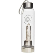 Clear Quartz Crystal Elixir – Glass Water Bottle 550ml