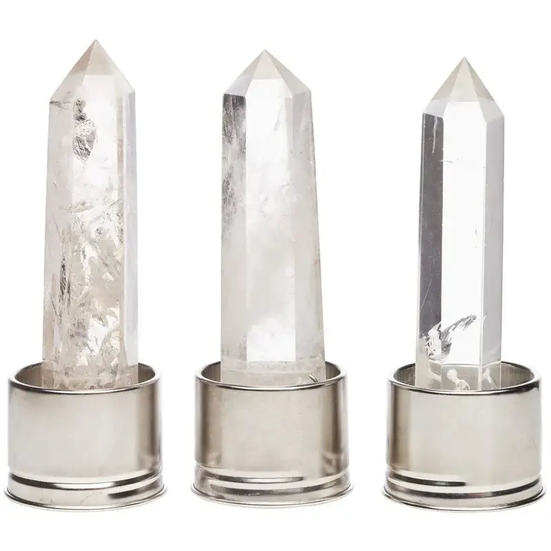 Clear Quartz Crystal Elixir – Glass Water Bottle 550ml