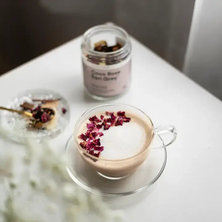 Coco Rose Earl Grey – Superfood Tea Blend 85g | Lake & Oak Tea