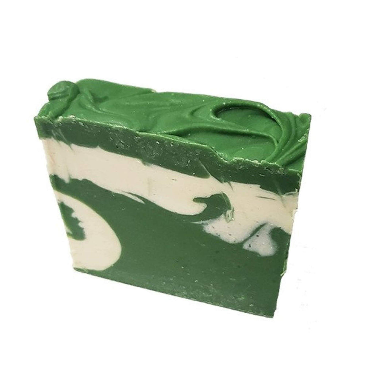 Coconut Lime Bar Soap -  Soap Boutique, handcrafted green and white artisan soap with tropical scent.