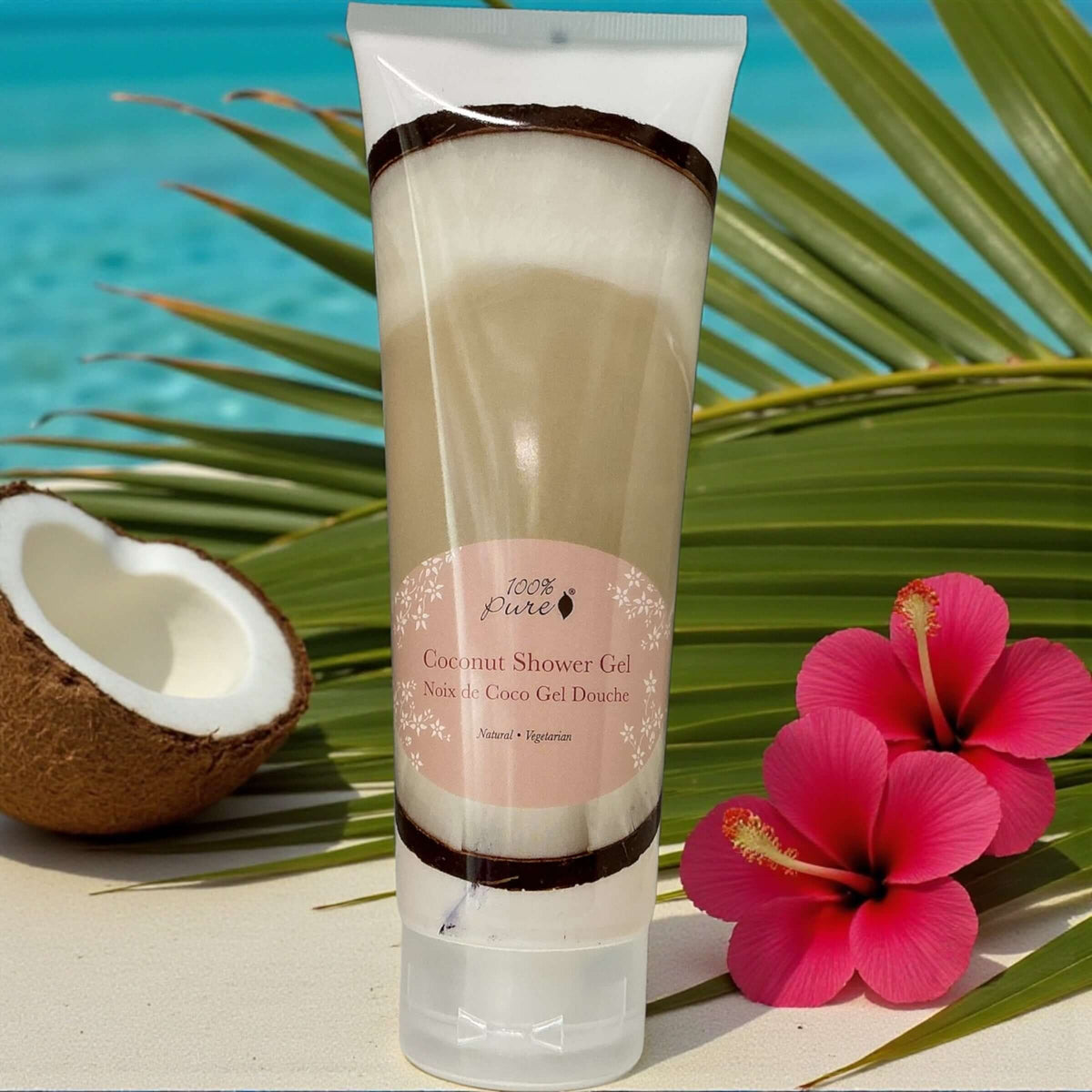 Coconut Shower Gel 237ml - 100% Pure