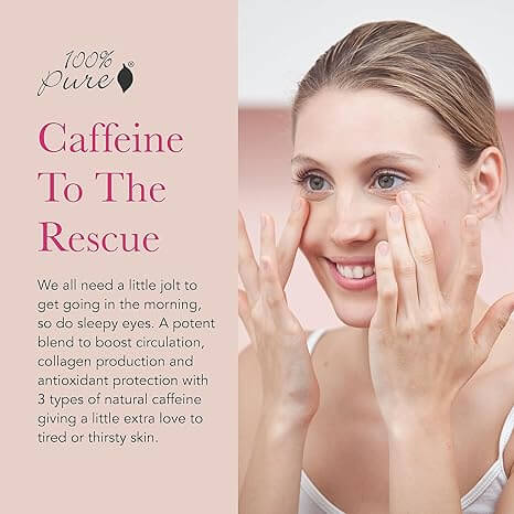Coffee Bean Caffeine Brightening Eye Cream - 100% Pure 30 ml