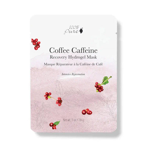 Coffee Caffeine Recovery Hydrogel Mask - 100% Pure