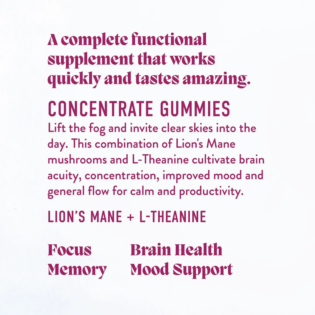 Concentrate Mushroom Gummies – Microjoy