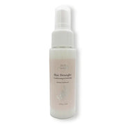 Hair detangler bottle on a white background