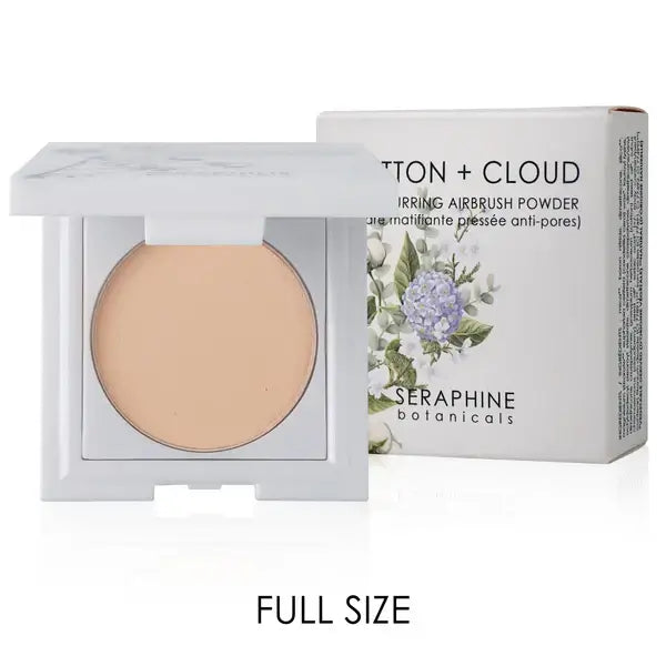 Cotton + Cloud – Pore-Blurring Airbrush Powder Seraphine Botanicals