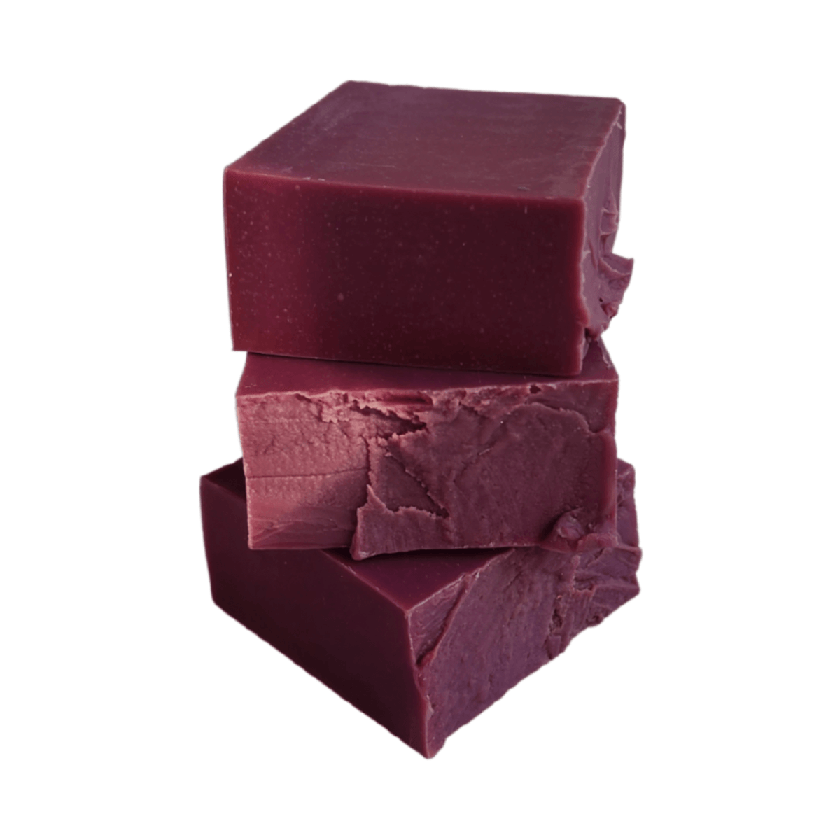 Cranberry Spice Soap Bar - Soap Boutique handcrafted soap bars stacked, rich cranberry color, perfect for fall and winter.