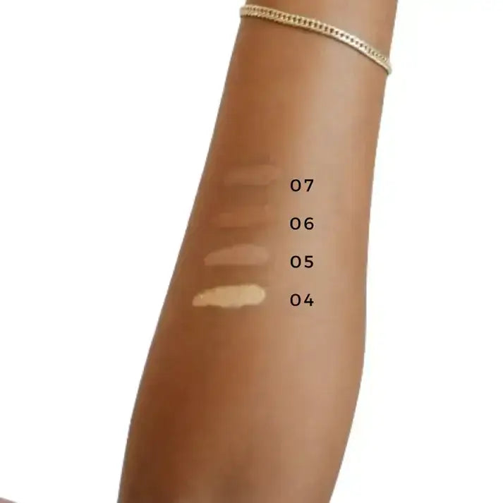 Zero Waste Concealer | 06 - Medium Dark with Cool Undertones 8g-River Organics-Live in the Light Naturally Ltd