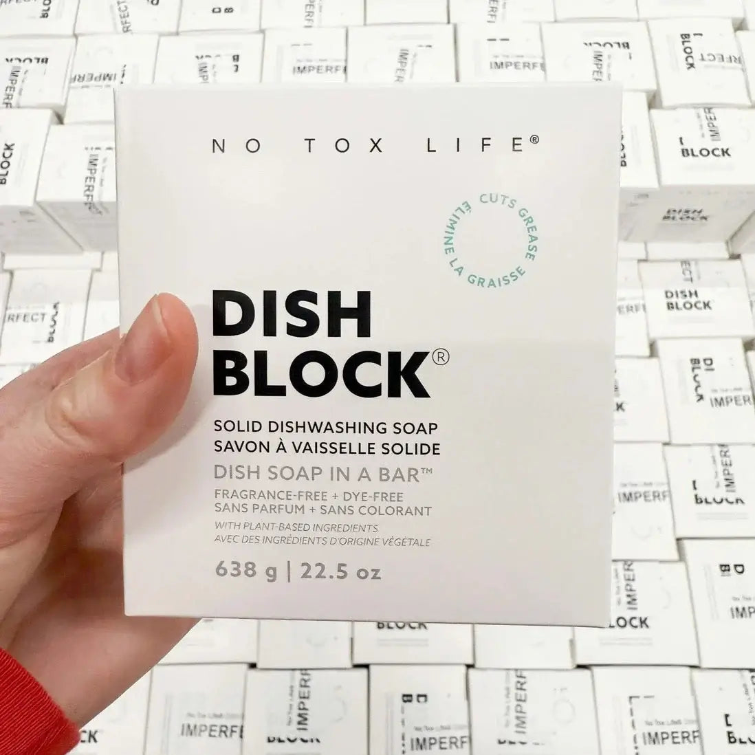 Dish Block® Solid Dish Soap – Imperfect Box No Tox Life