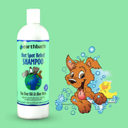 Dog Shampoo Earthbath - Hot Spot Relief -Tea Tree Oil & Aloe Vera 472ml
