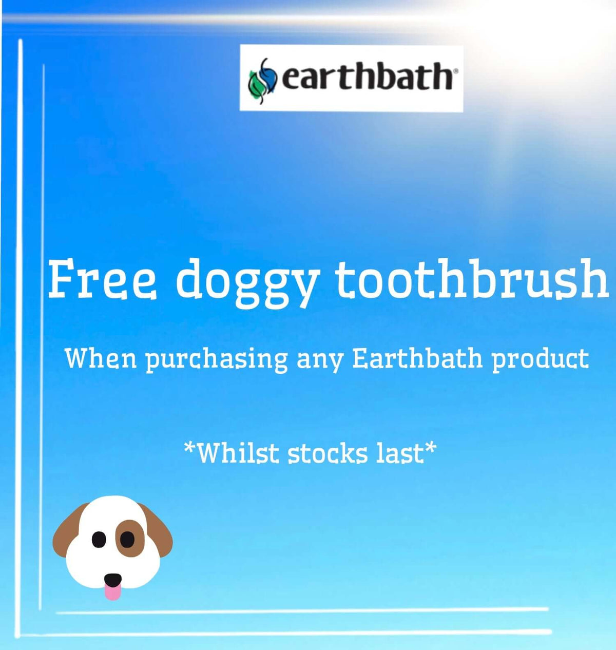 Dog Shampoo Earthbath - Hot Spot Relief -Tea Tree Oil & Aloe Vera 472ml