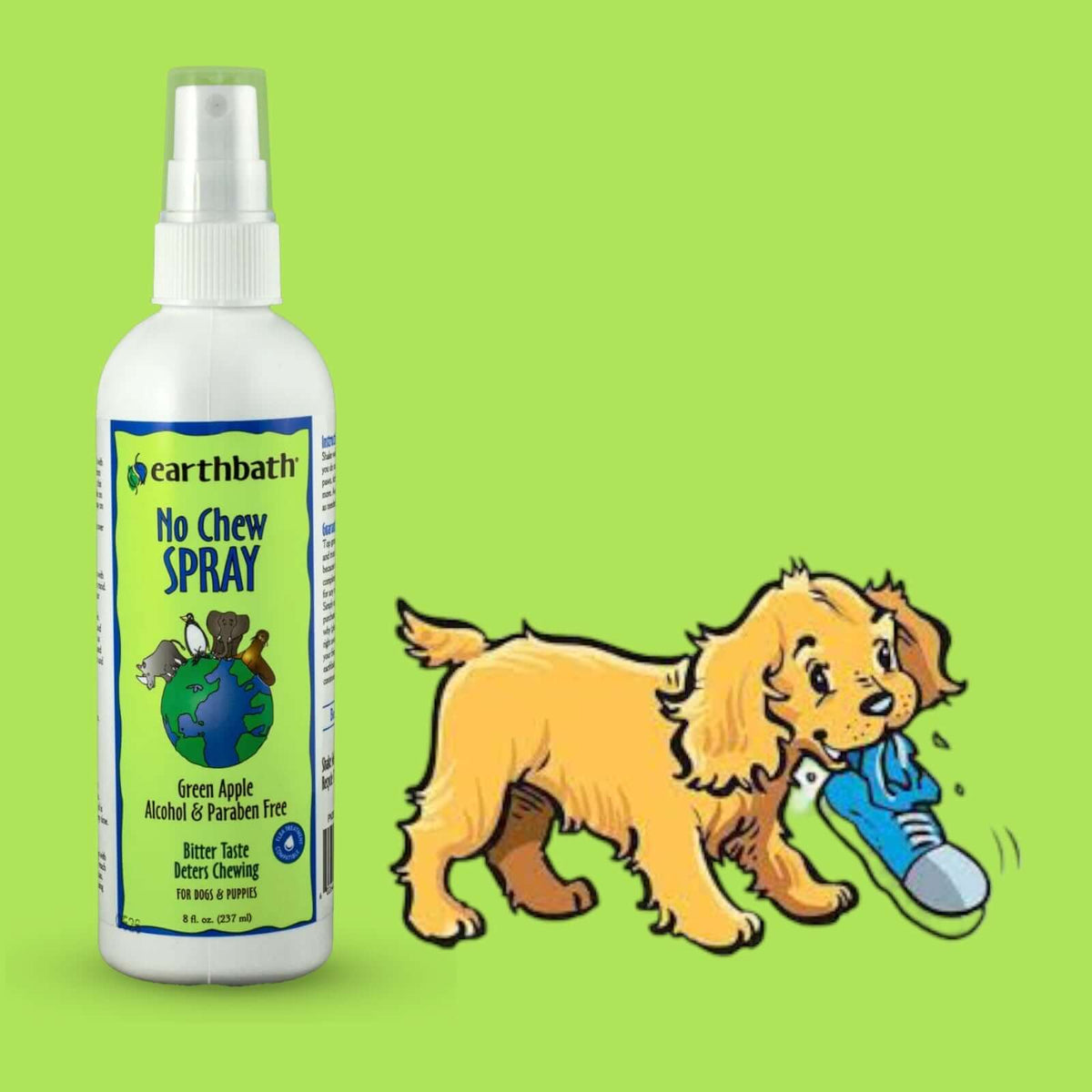 Dog Spritz Earthbath - No Chew - 237ml