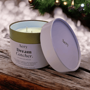 Dream Catcher Triple Wick Candle - Lavender Patchouli and Orange- Aery Living