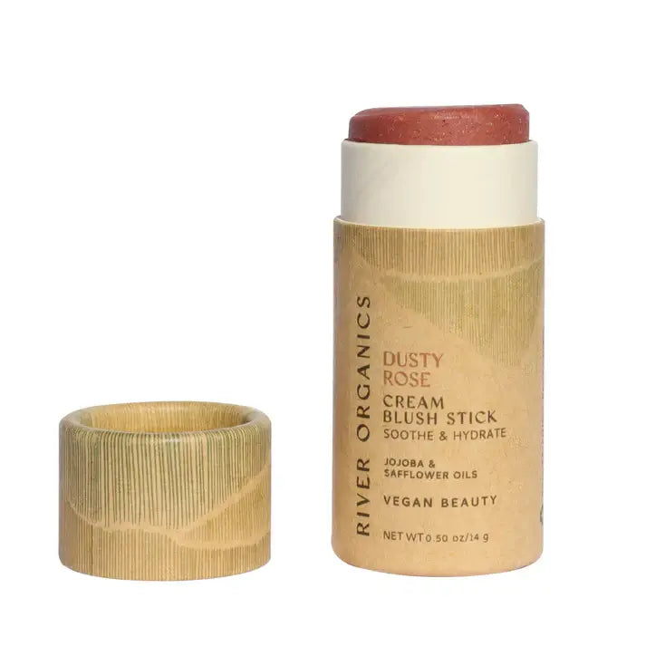 Dusty Rose Vegan Blush Stick 14g - River Organics
