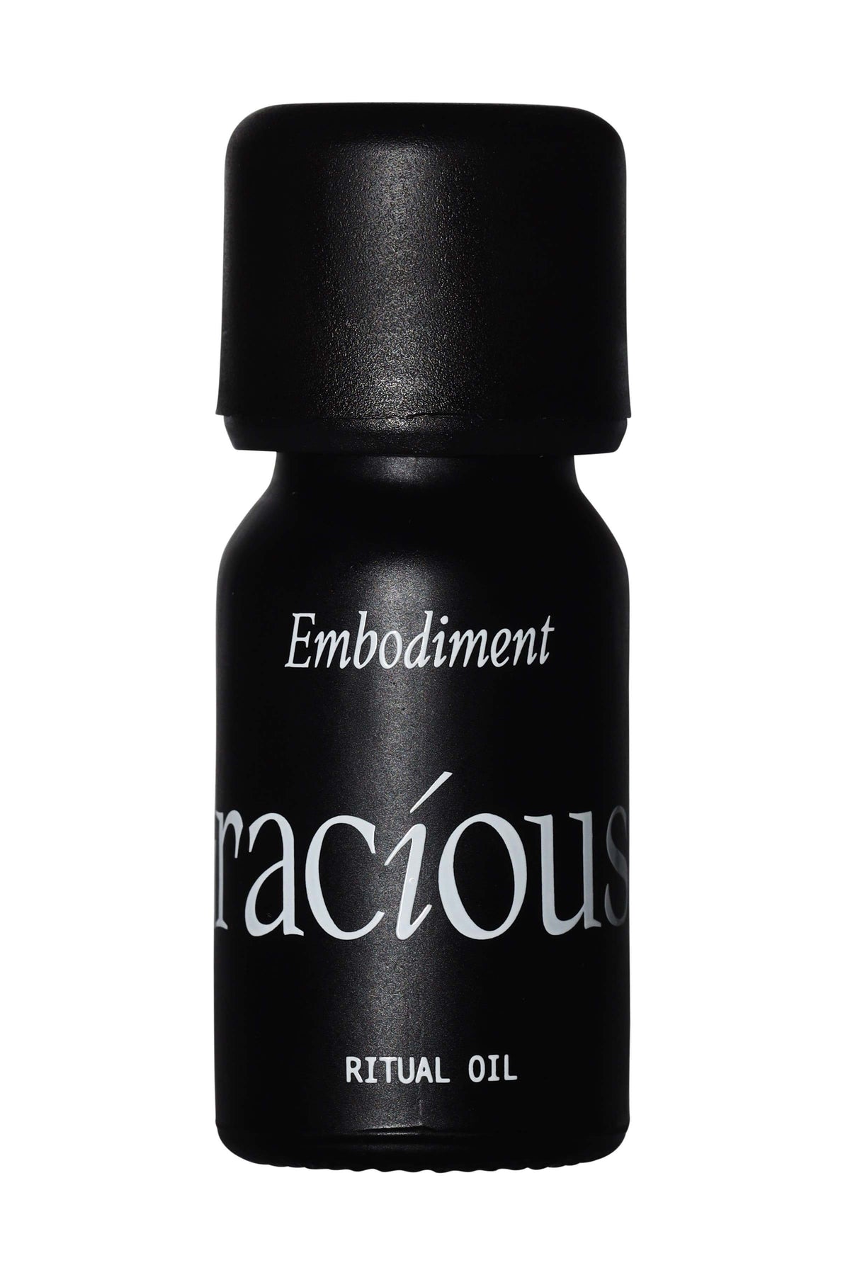 Embodiment Essential Oil Blend bottle, a ritual oil for grounding and uplifting aromatherapy experiences.