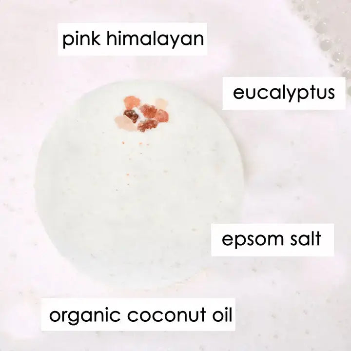 Eucalyptus Mint & Himalayan Salt Large Bath Bomb