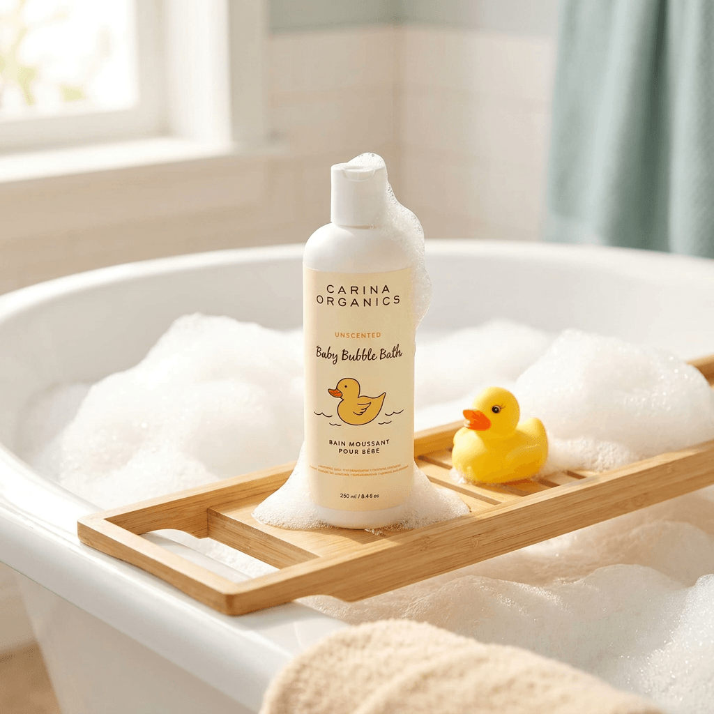 Baby Bubble bath Unscented 250ml - Carina Organics