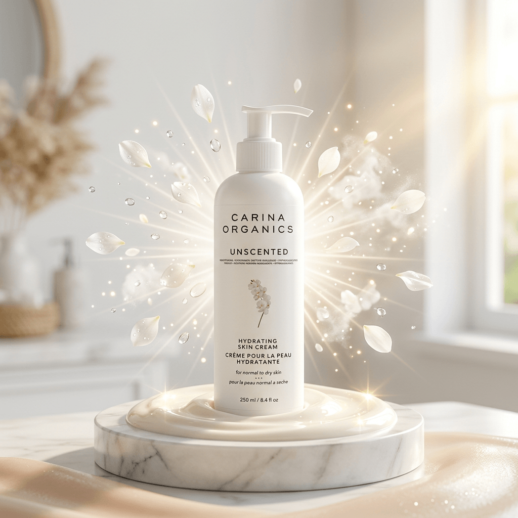 Unscented Hydrating Skin Cream 250ml - Carina Organics