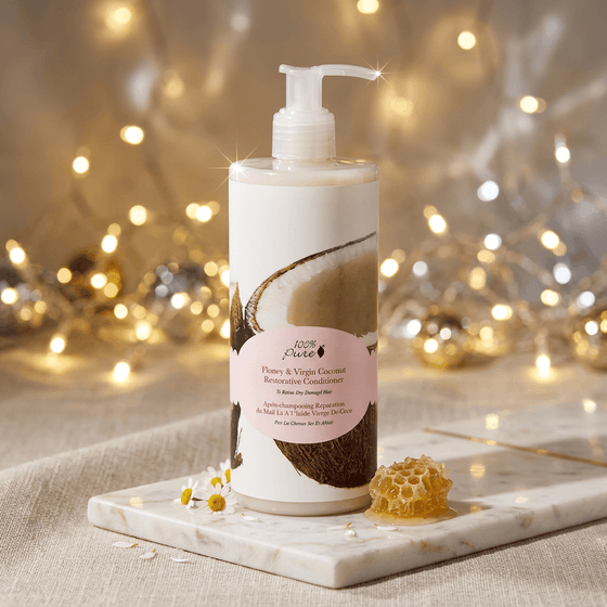 Honey and Virgin Coconut Restorative Conditioner  - 100% Pure