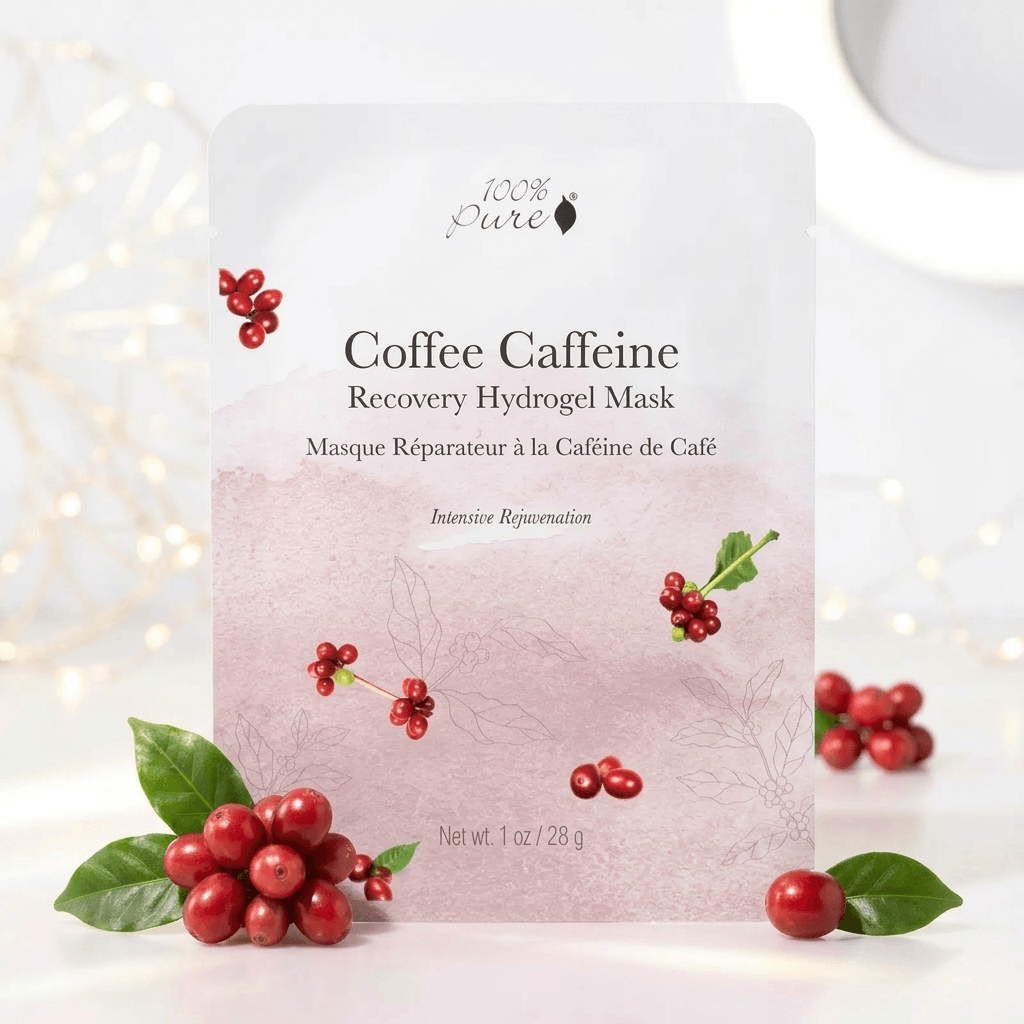 Coffee Caffeine Recovery Hydrogel Mask - 100% Pure