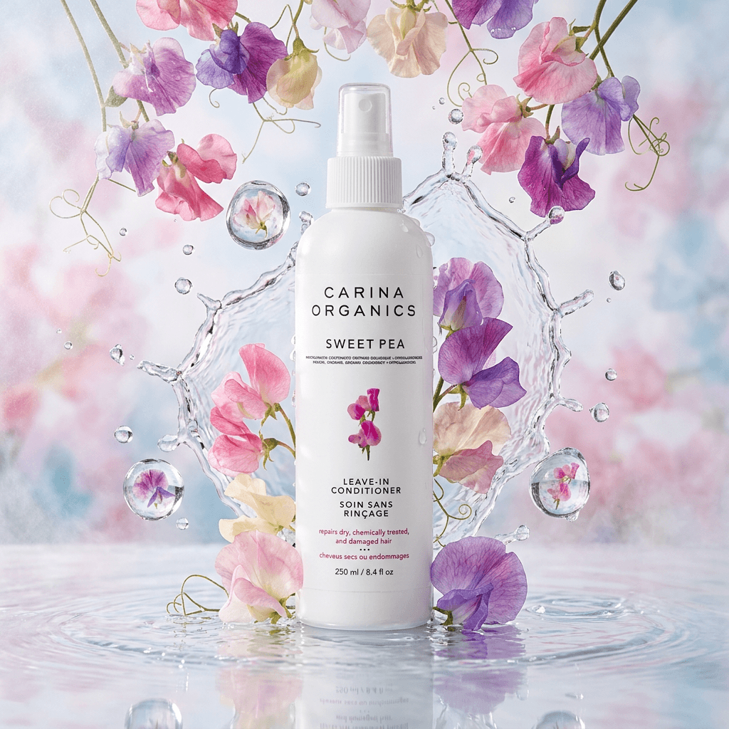 Sweet Pea Leave-In Conditioner 250ml - Carina Organics
