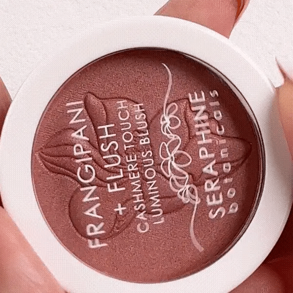 Frangipani + Flush - Cashmere Touch Luminous Blush 3g-Seraphine Botanicals
