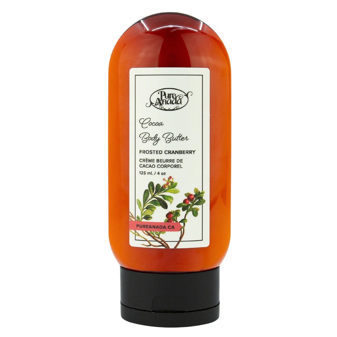 Frosted Cranberry Natural Cocoa Body Butter 125ml Pure Anada