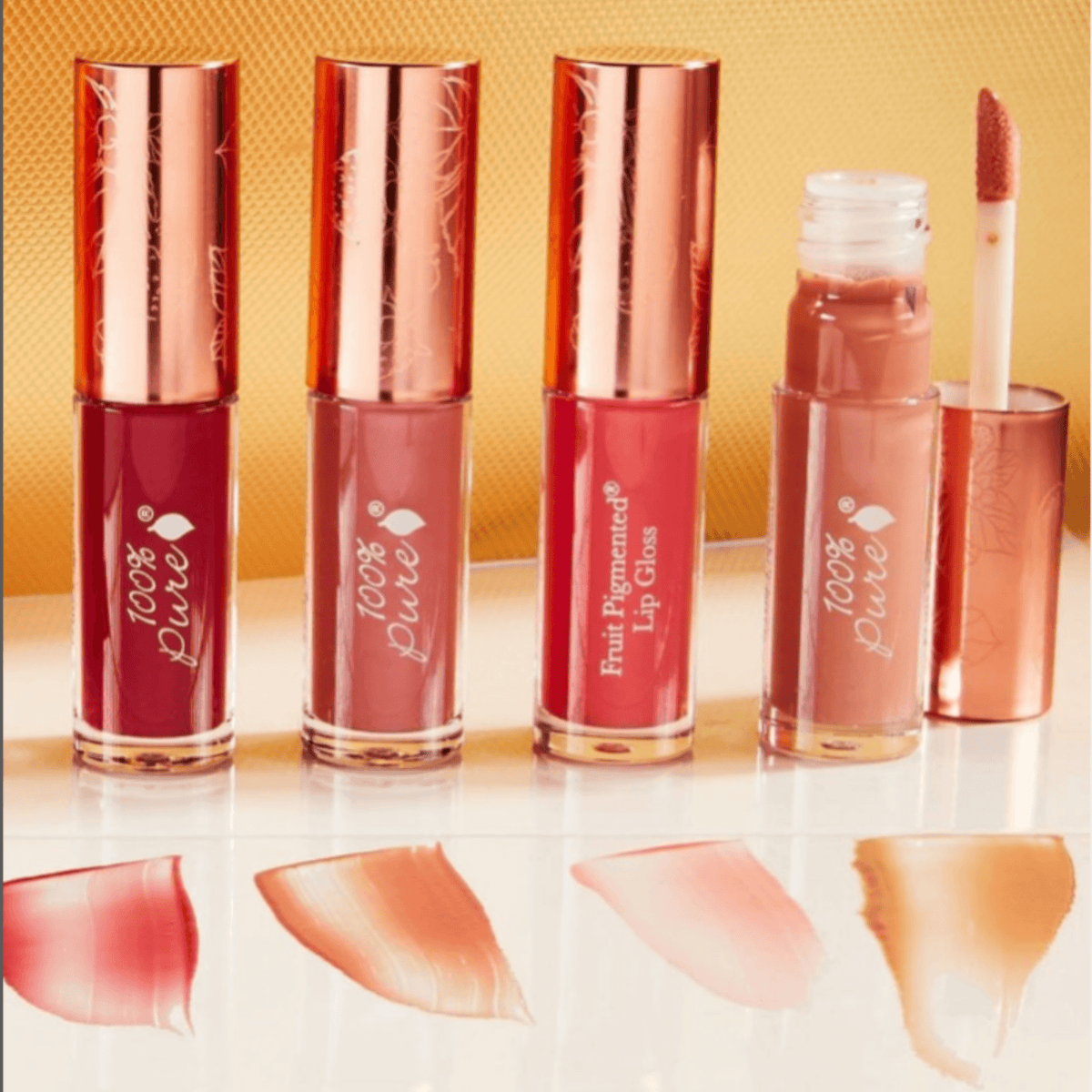 Fruit Pigmented Lip Gloss Strawberry – Natural, Vegan & High Shine | 100% Pure