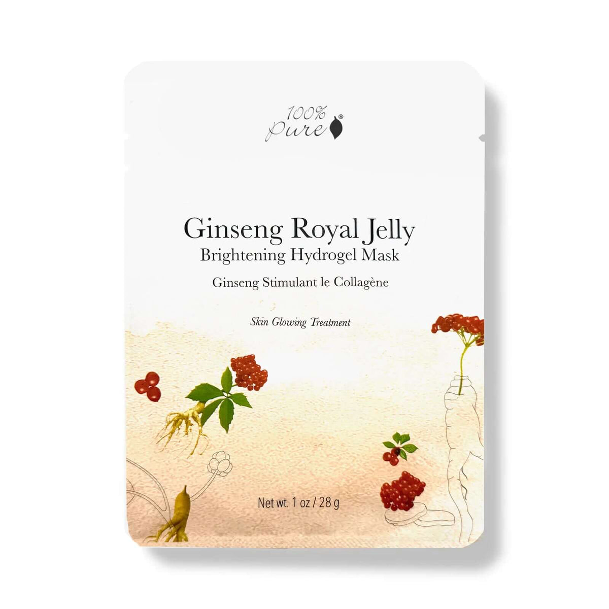 Ginseng Royal Jelly Mask 28g - 100% Pure