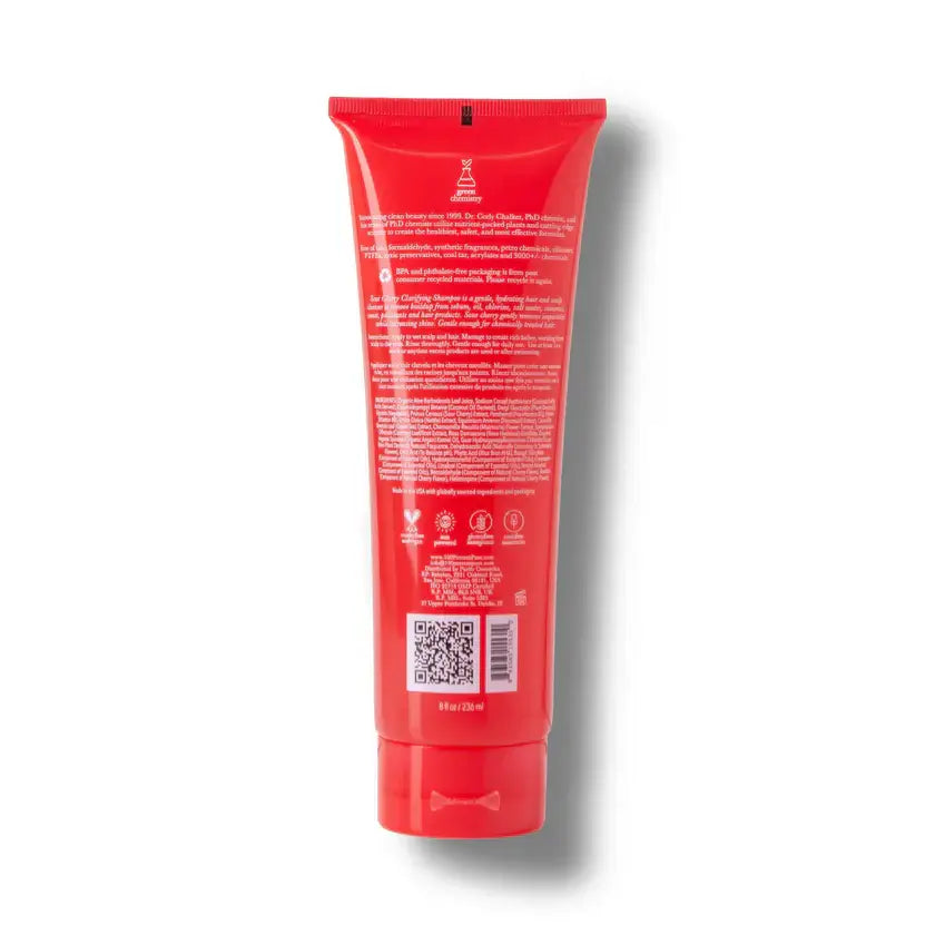 Glossy Locks Sour Cherry Clarifying Shampoo 8 Oz