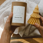 Beeswax Christmas Tree Candle