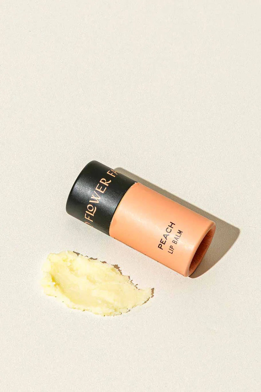 Peach Organic Lip Balm 0.30oz-Good Flower Farm
