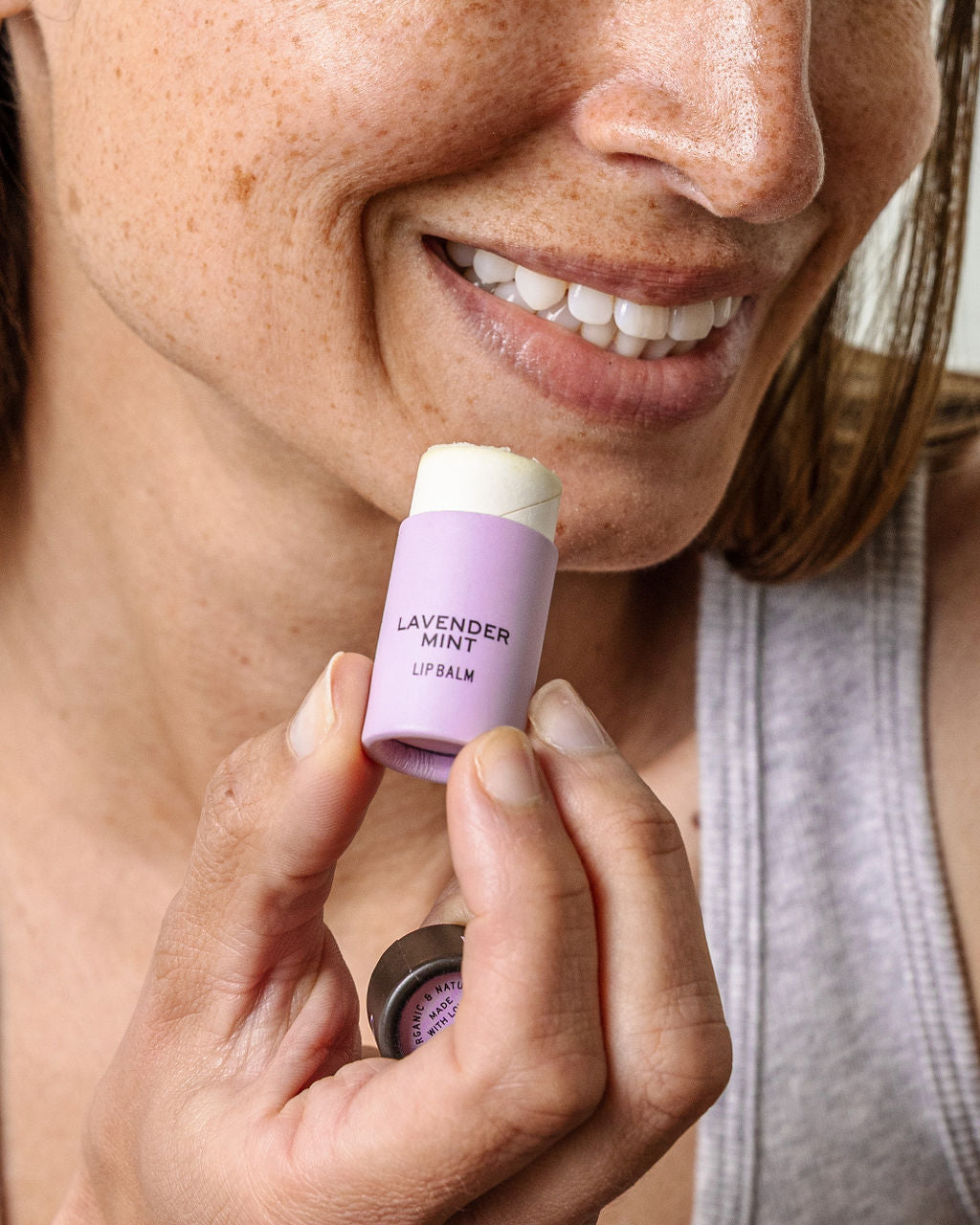 Lavender Mint Organic Lip Balm 0.30oz-Good Flower Farm