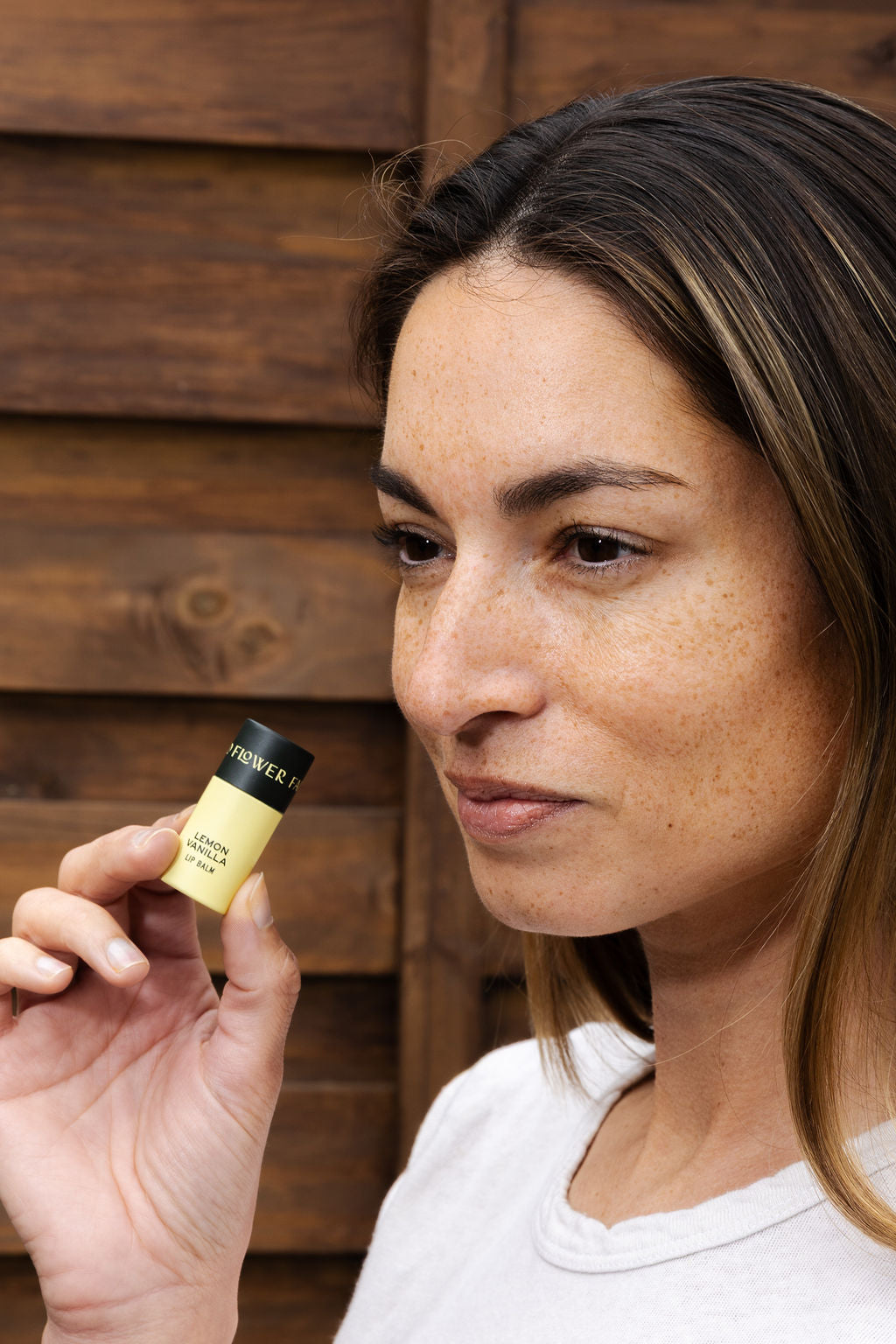 Lemon Vanilla Organic Lip Balm 0.30oz-Good Flower Farm