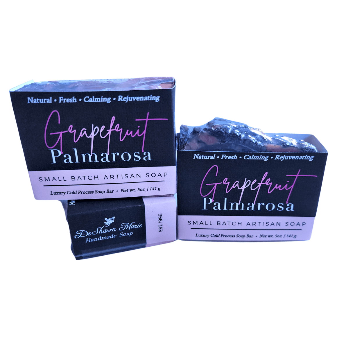 Grapefruit Palmarosa Bar Soap - Soap Boutique, small batch artisan soap with refreshing grapefruit scent.