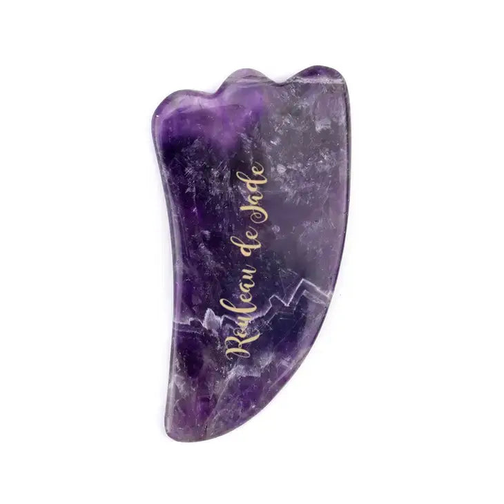 Gua Sha Lifting Calming Feather - Amethyst