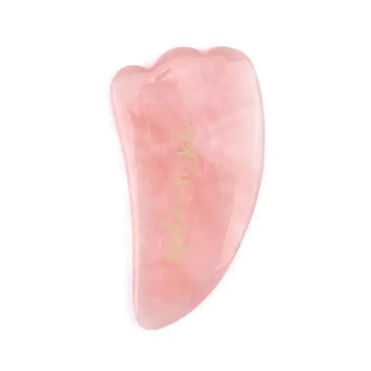 Gua Sha Sculpting Feather - Pink Quartz