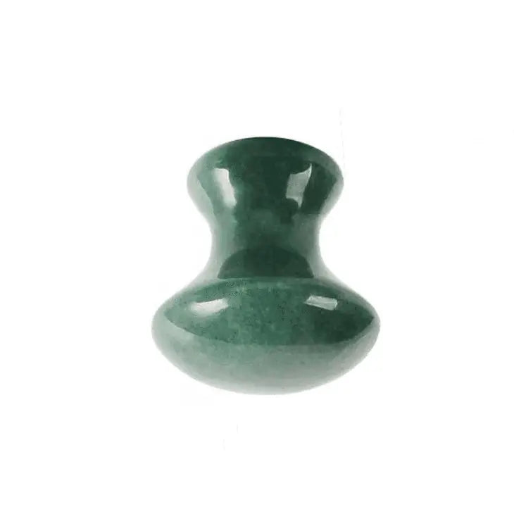 Gua Sha Anti-Puff Mushroom - Green Aventurine