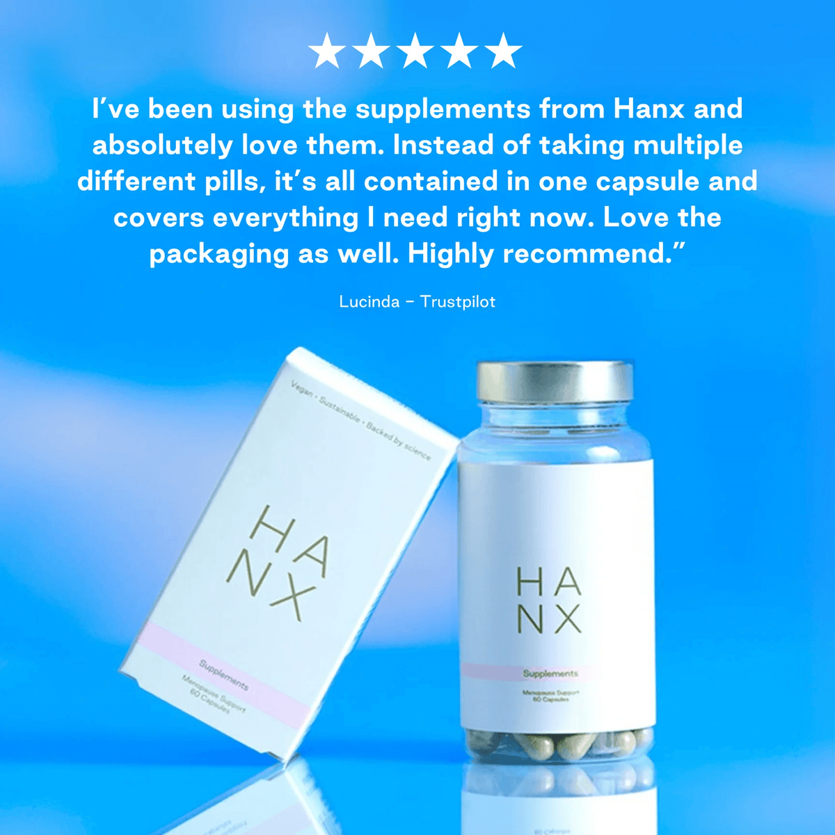 Hanx Menopause Support | 60 Capsules