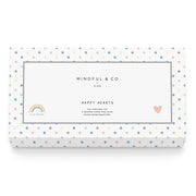 Board game box for kids by Mindful & Co with polka dot design