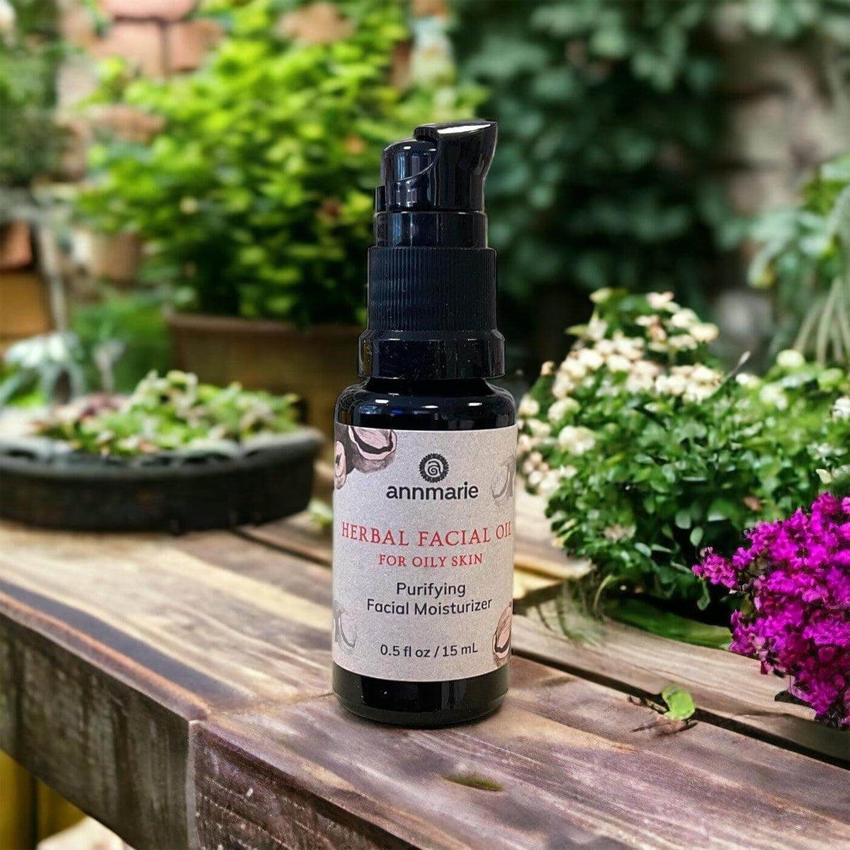 Herbal Facial Oil for Oily and Acne Prone skin 15ml - Annmarie Skin Care