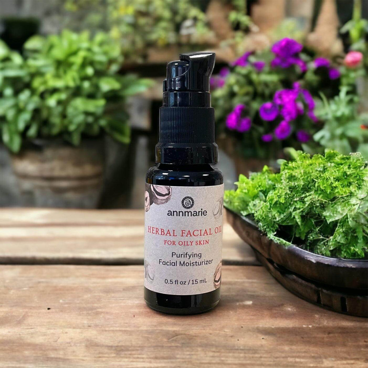 Herbal Facial Oil for Oily and Acne Prone skin 15ml - Annmarie Skin Care