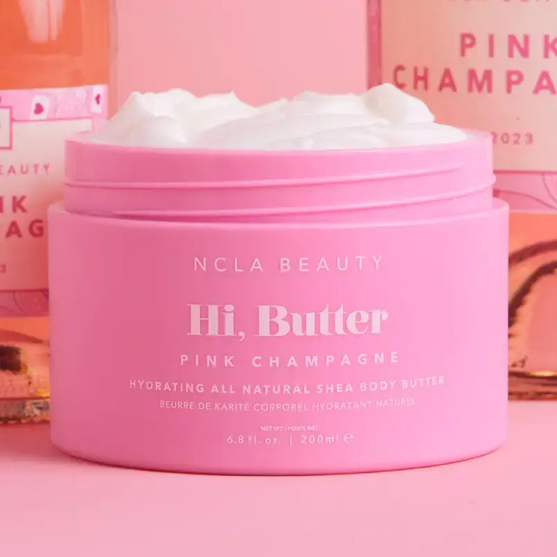 Hi, Butter All Natural Shea Body Butter - Pink Champagne