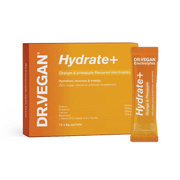 Hydrate+ Electrolyte Drink Mix – Orange & Pineapple, 15 Sachets