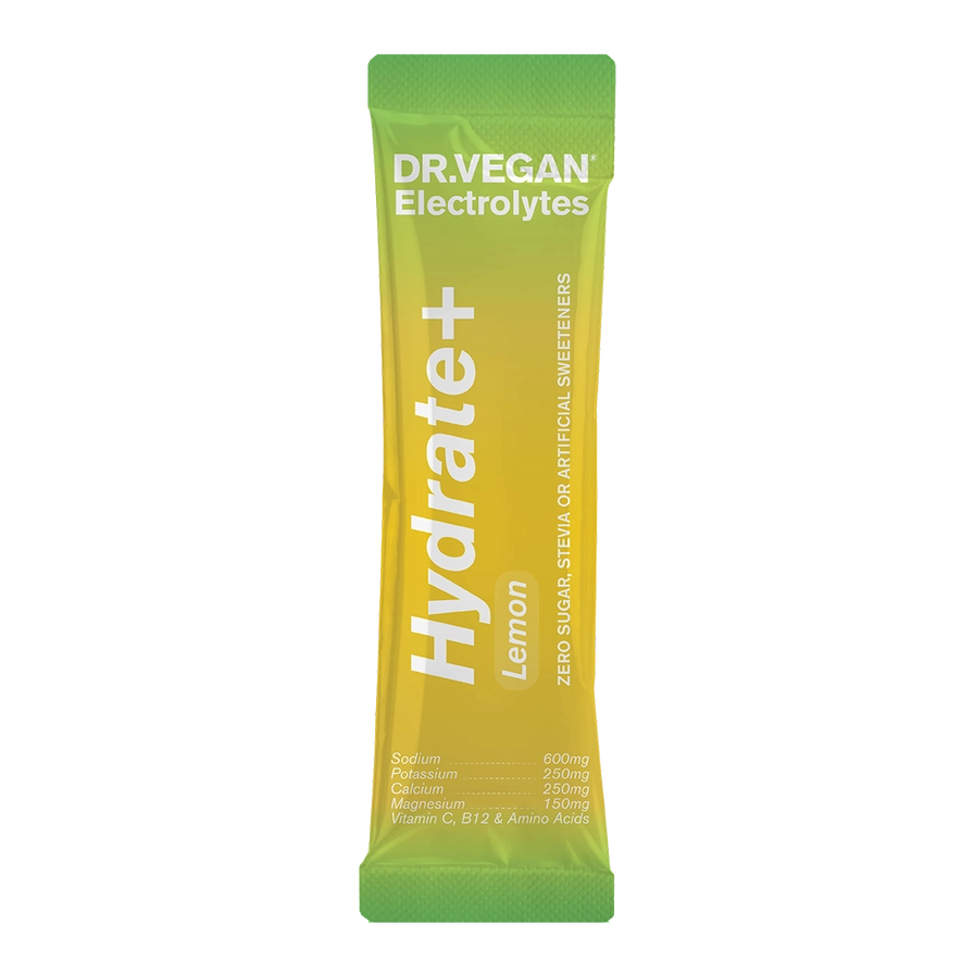 Hydrate+ | Lemon | Complete Electrolytes | Box of 15 Sachets
