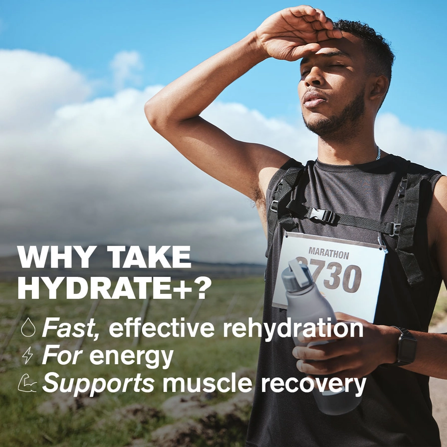 Hydrate+ | Orange & Pineapple | Electrolytes | 15 Sachets
